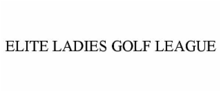ELITE LADIES GOLF LEAGUE