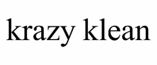 KRAZY KLEAN