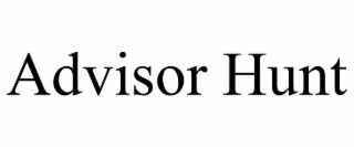 ADVISOR HUNT