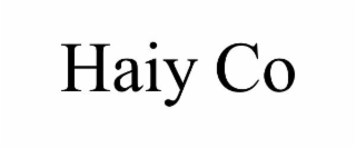 HAIY CO