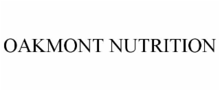 OAKMONT NUTRITION