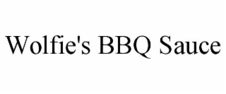 WOLFIE'S BBQ SAUCE
