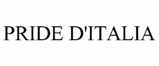 PRIDE D'ITALIA