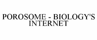 POROSOME - BIOLOGY'S INTERNET