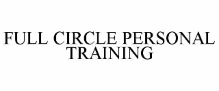 FULL CIRCLE PERSONAL TRAINING