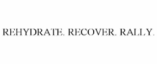 REHYDRATE. RECOVER. RALLY.