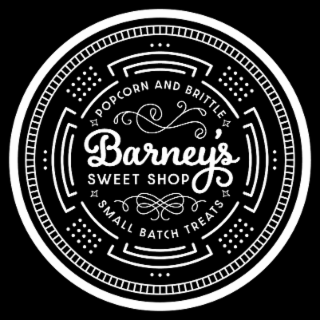 BARNEY'S SWEET SHOP POPCORN AND BRITTLE SMALL BATCH TREATS