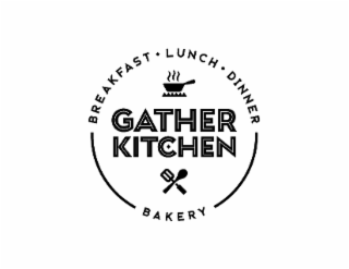 BREAKFAST LUNCH DINNER GATHER KITCHEN BAKERY