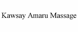KAWSAY AMARU MASSAGE