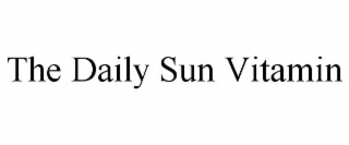 THE DAILY SUN VITAMIN