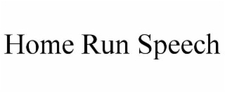 HOME RUN SPEECH