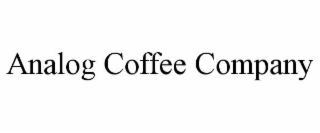 ANALOG COFFEE COMPANY