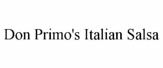 DON PRIMO'S ITALIAN SALSA