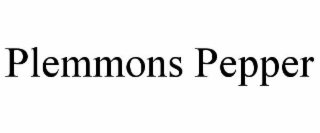 PLEMMONS PEPPER