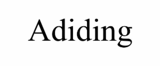 ADIDING