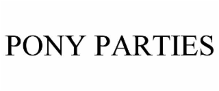 PONY PARTIES