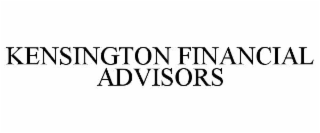 KENSINGTON FINANCIAL ADVISORS