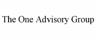 THE ONE ADVISORY GROUP
