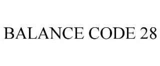 BALANCE CODE 28