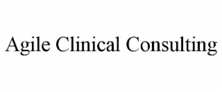 AGILE CLINICAL CONSULTING