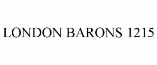 LONDON BARONS 1215