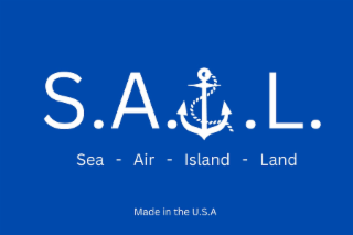 S.A.L. SEA - AIR - ISLAND - LAND MADE IN THE U.S.A