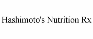 HASHIMOTO'S NUTRITION RX