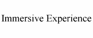 IMMERSIVE EXPERIENCE