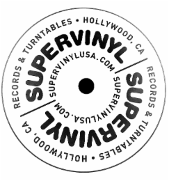 RECORDS & TURNTABLES  HOLLYWOOD, CA  SUPERVINYL  SUPERVINYLUSA.COM  RECORDS & TURNTABLES  HOLLYWOOD, CA  SUPERVINYL  SUPERVINYLUSA.COM