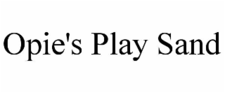 OPIE'S PLAY SAND