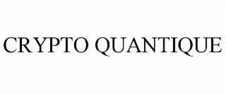 CRYPTO QUANTIQUE