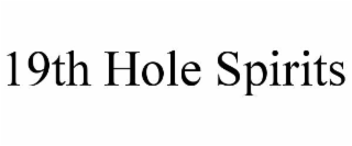 19TH HOLE SPIRITS