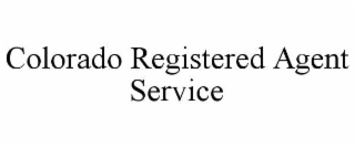 COLORADO REGISTERED AGENT SERVICE
