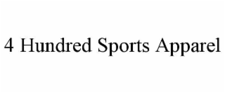 4 HUNDRED SPORTS APPAREL