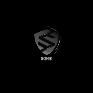 SONIK BELOW THE SHIELD, S IS ON THE SHIELD