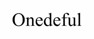 ONEDEFUL