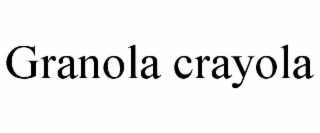 GRANOLA CRAYOLA