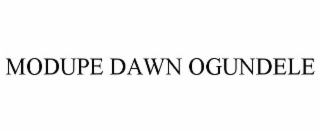 MODUPE DAWN OGUNDELE
