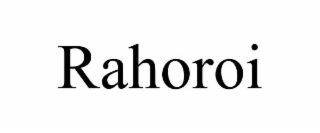 RAHOROI