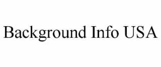 BACKGROUND INFO USA
