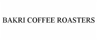 BAKRI COFFEE ROASTERS