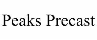 PEAKS PRECAST