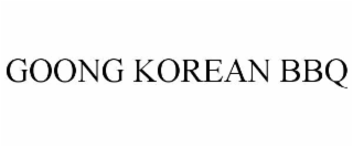 GOONG KOREAN BBQ