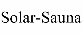 SOLAR-SAUNA