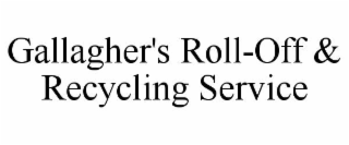 GALLAGHER'S ROLL-OFF & RECYCLING SERVICE