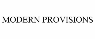 MODERN PROVISIONS