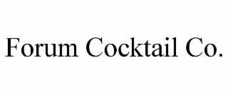 FORUM COCKTAIL CO.