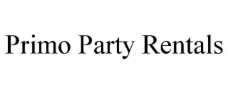 PRIMO PARTY RENTALS