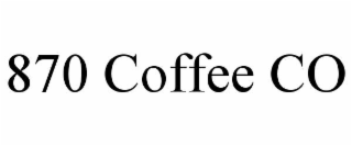 870 COFFEE CO