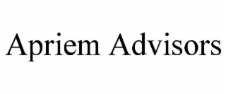 APRIEM ADVISORS